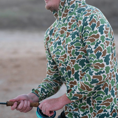 Camo Lightweight Hoodie: UPF 50+ Sun Protection, Fast-Drying, Odor-Resistant #color_camo